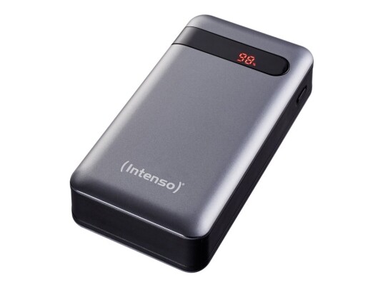 Intenso PD20000 Powerbank 20000 mAh med USB-C og Quick Charge 3.0 - Antrasitt Intenso PD20000 Powerbank 20000 mAh med USB-C og Quick Charge 3.0 - Antrasitt