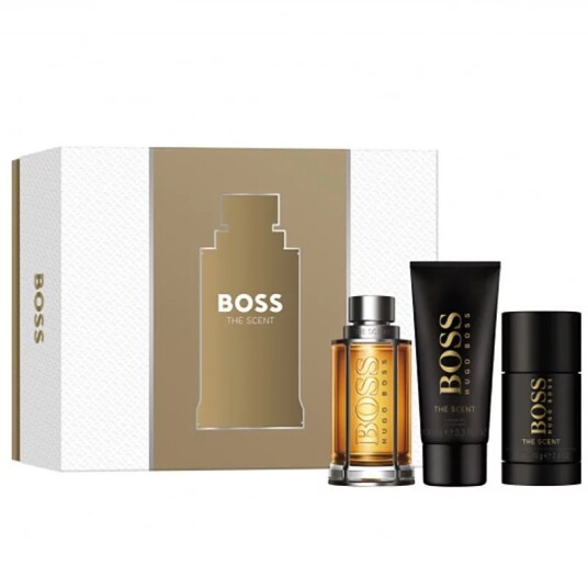 Giftset Hugo Boss The Scent Eau De Toilette 100ml + Shower Gel 100ml + Deostick 75g