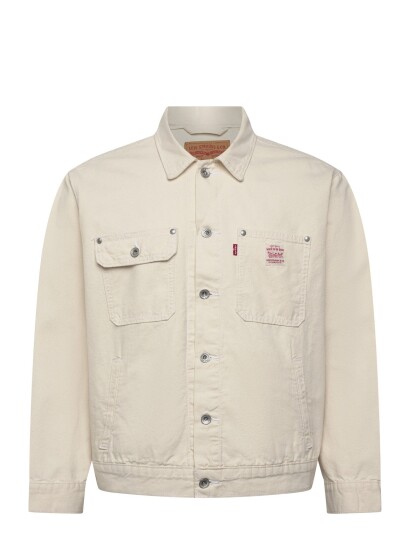 Levi"s® Sunrise Trucker Undyed Ecru Gr   Cream   L