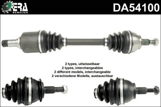 ERA Benelux DA54100 Drivaksel
