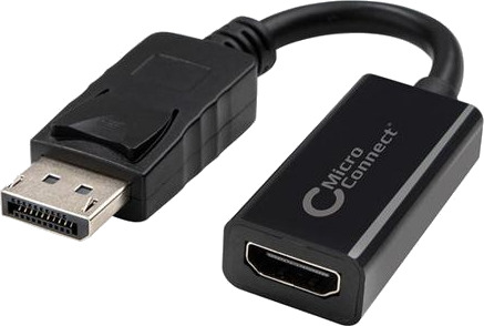 MicroConnect DisplayPort til HDMI Video Adapter 4K, 0.405 m