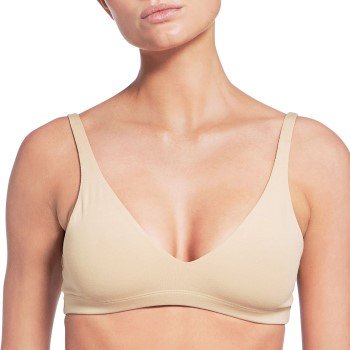 Bread and Boxers Triangle Bra BH Beige okologisk bomull X-Small Dame