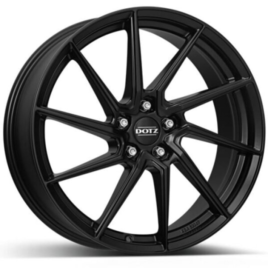 Dotz Spa Black 7.5x17 5x100 ET35 B60.1