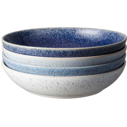 Denby Studio Blue Pastaskål 22 cm 4 Pack