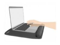 Delock Ergonomic - Musematte med håndleddsstøtte - svart Delock Ergonomic - Musematte med håndleddsstøtte - svart