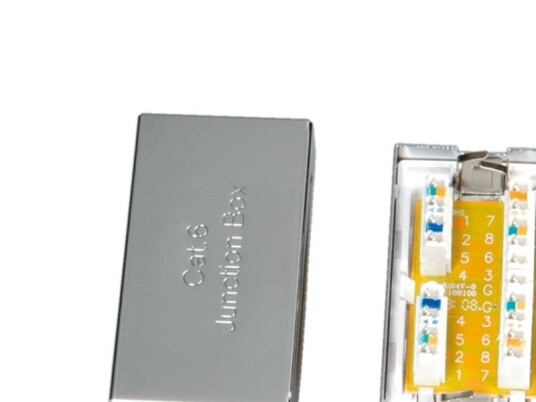 Roline Junction Box Cat.6 Stp Hvit Plast