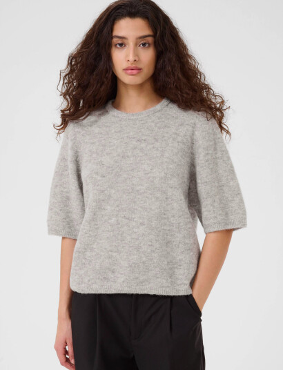 Gestuz Alphagz Ss Tee Noos - Grey - M