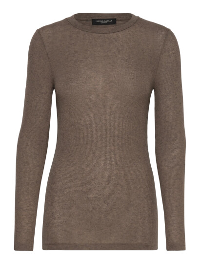 Bruuns Bazaar Angelabb Ls T-Shirt - Brown - XL Bruuns Bazaar Angelabb Ls T-Shirt - Brown - XL