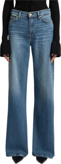7 For All Mankind Dame Jeans Blå W27,