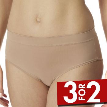 Schiesser Truser Retro Brief Beige 46 Dame