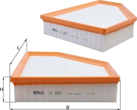 Luftfilter KNECHT LX 3985/3