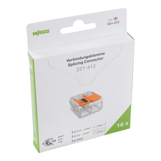 Wago Serie 221 2x4mm² 16stk