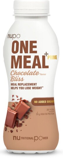 Nupo One Meal +Prime Shake Sjokolade Bliss - 330 ml