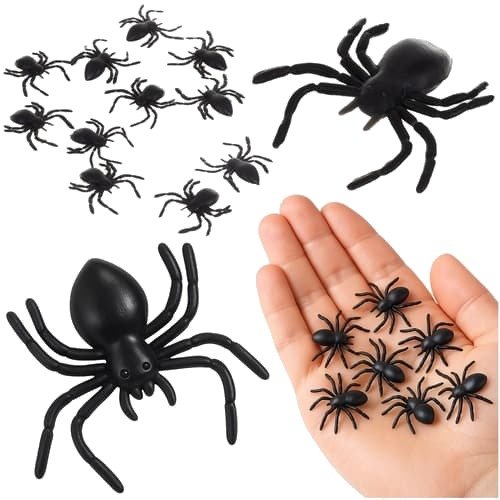 Halloween Edderkopper 10 stk