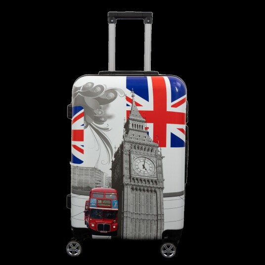 Borg Living Stor koffert - Hardcase koffert med motiv - City of London - Eksklusiv lettvekt koffert Borg Living Stor koffert - Hardcase koffert med motiv - City of London - Eksklusiv lettvekt koffert