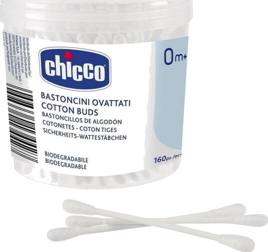 Chicco Bomullspinner til Baby 160stk