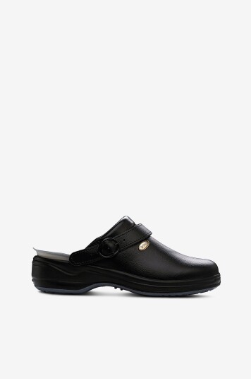 Scholl New Bonus tøffel av skinn 36 42 Svart Scholl New Bonus tøffel av skinn 36 42 Svart
