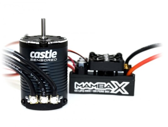 Castle Creations 010015509 Mamba X 25.2V WP ESC +1406-2280kV Com
