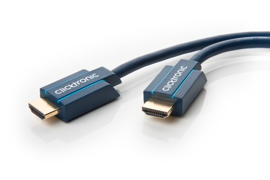 Clicktronic 7,5m HDMI High Speed Ultra HD 4K Kabel med Ethernet