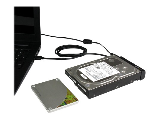 StarTech USB 3.1 SATA Adapter for 2.5" and 3.5" Hard Drives - 10Gbps - Svart