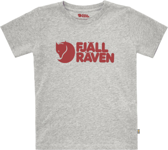 Fjellreven Kids'  Logo T-Shirt 122, Grey-Melange