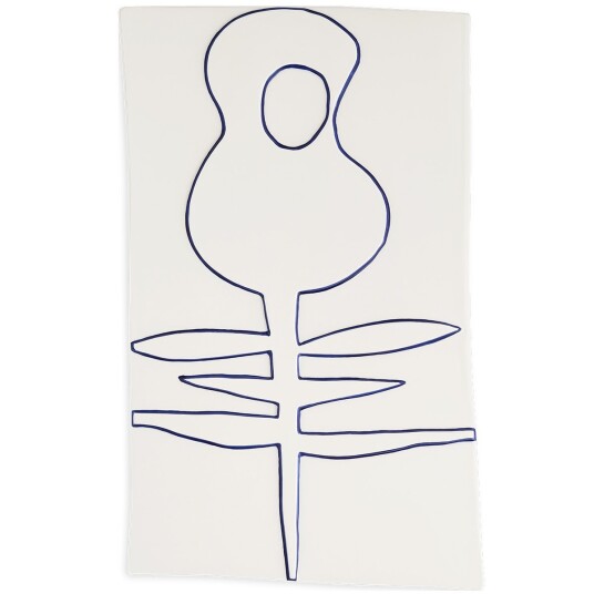 Kähler - Relief veggoppheng flower 27x44 cm