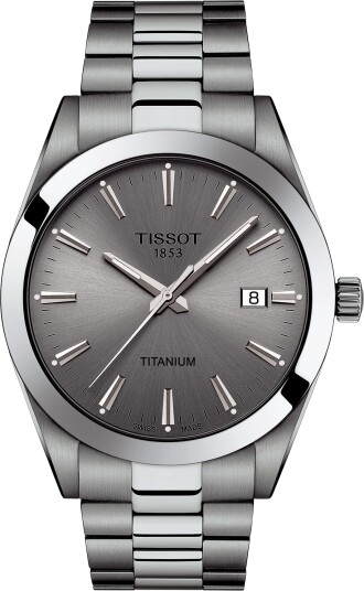 Tissot Gentleman Titanium T1274104408100 - Herre - 40 mm - Analog - Kvarts urverk - Safirglass Tissot Gentleman Titanium T1274104408100 - Herre - 40 mm - Analog - Kvarts urverk - Safirglass
