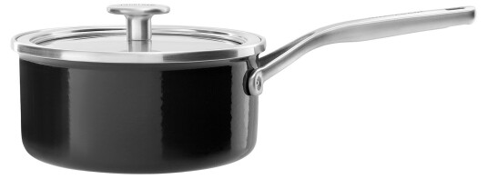 KitchenAid Cookware Collection Kasserolle med lokk, svart 20 cm