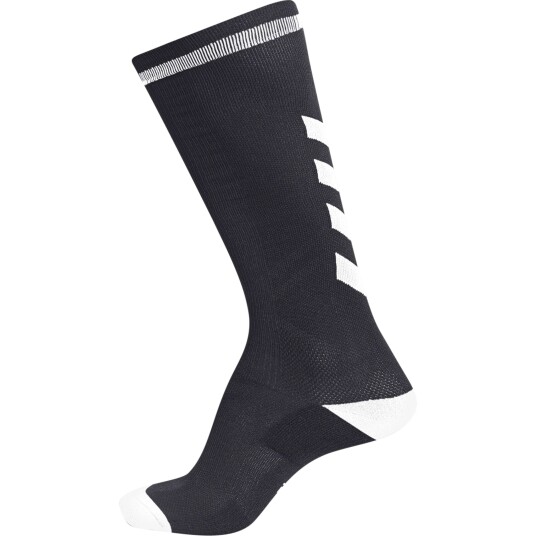 Hummel Elite Indoor Sock High, treningsstrømper unisex 43-45 BLACK/WHITE
