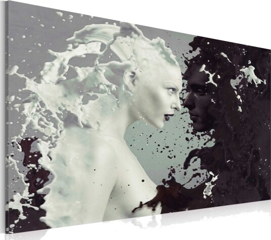 Bilde Black or white? 120x80 Artgeist sp. z o. o.