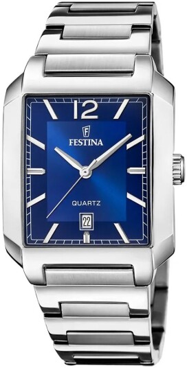 Festina Herreklokke F20677 3 Classic Blå/Stål