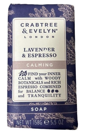 Other Brand Crabtree & Evelyn Lavender Espresso Calming Soap Bar 158 g Other Brand Crabtree & Evelyn Lavender Espresso Calming Soap Bar 158 g