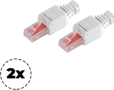 Shiverpeaks Bs75011 2 Rj 45 Hankjønn Rett Cat6 23/26 Gull
