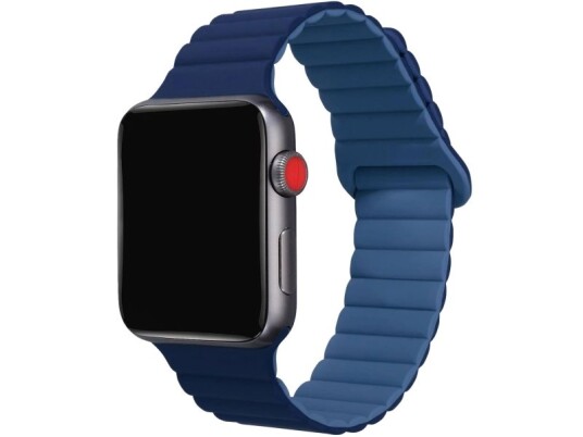 Armband Till Apple Watch 42/44/45Mm Magnetiskt Blå