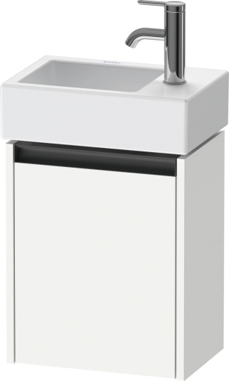 Duravit Ketho.2 Servantskap 1 Dør 364x238 mm Venstre Hvit Matt