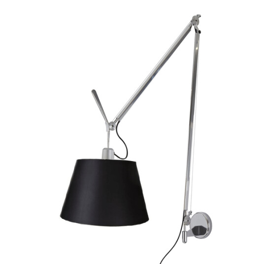 Artemide Tolomeo Mega Vegglampe Sort 32cm Skjerm