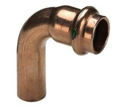 Viega Profipress 90° Bøy 15mm Kobber Fittings for Overvanns- og Drensrør