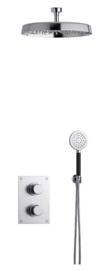 Tapwell Arm7268 Takdusj Innbygging - Takmontert Krom / 85mm Ø300mm