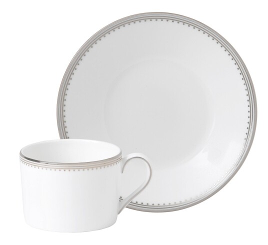 Wedgwood Grosgrain tekopp med skål 30 cl Wedgwood Grosgrain tekopp med skål 30 cl
