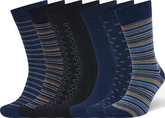 JBS Socks Bamboo 7 Pairs Box ENSF. SØLV 45-48