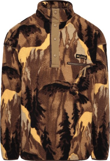 Columbia Sportswear Helvetia Ii Printed Half Snap Fleece   DELTA SOARIN   XL