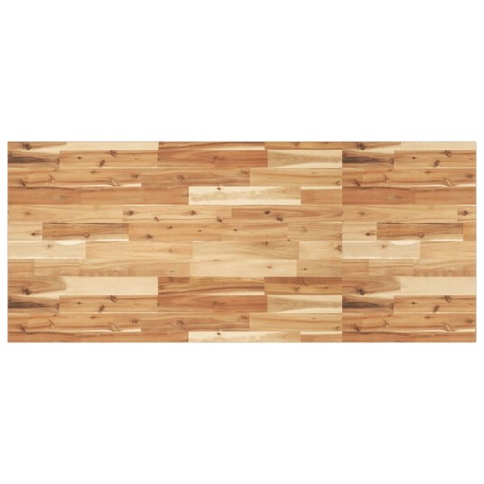 Plate til baderomsskap med finish 120x60x2 cm heltre akasie Plate til baderomsskap med finish 120x60x2 cm heltre akasie