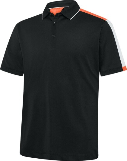 Galvin Green Mulligan Golf pologenser herre Black White Orange Large