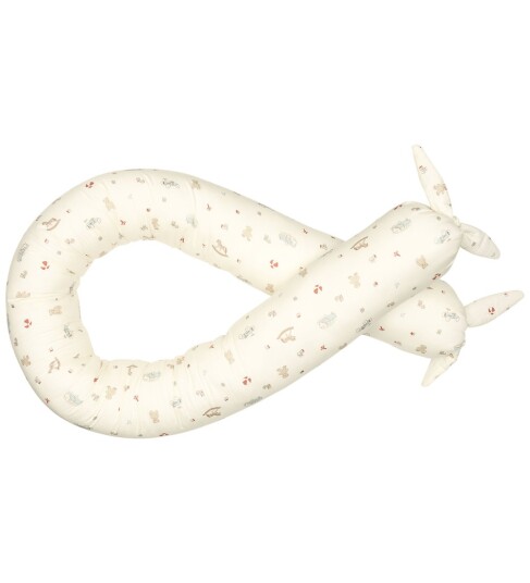Cam Cam Copenhagen Bed Snake - Ocs - Sea Garden - Cream - ONE SIZE