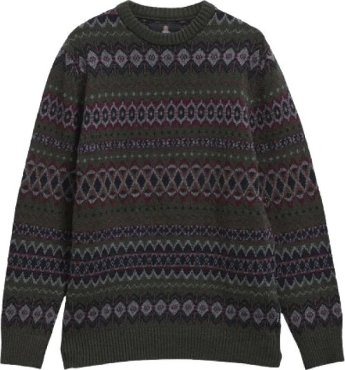 Barbour Herre Strikkevarer Flerfarget L,