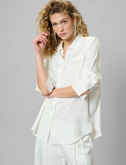 My Essential Wardrobe Mwestelle Shirt - White - 40 My Essential Wardrobe Mwestelle Shirt - White - 40