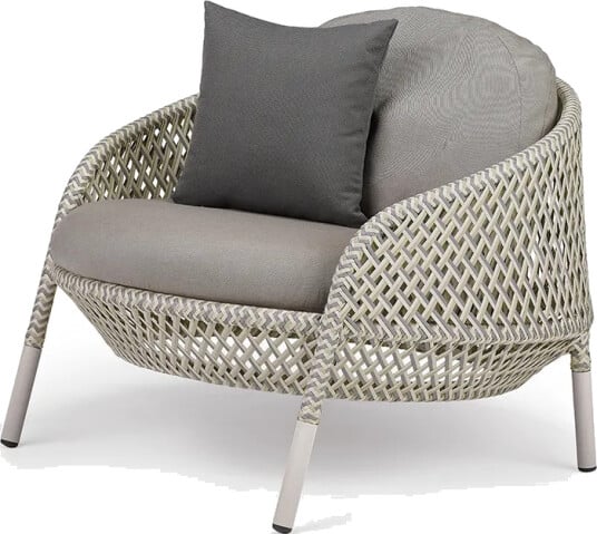 Dedon AHNDA loungestol AB7 lipari 0304 white quartz 0106