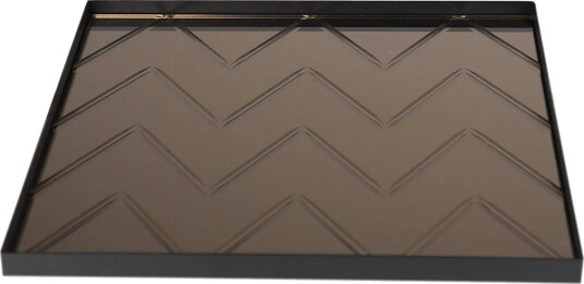 Specktrum The Herringbone Tray - Brown - 40X40CM