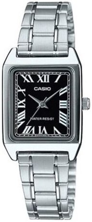 Casio Dameklokke LTP V007D 1BUDF Classic Sort/Stål 22x30 mm