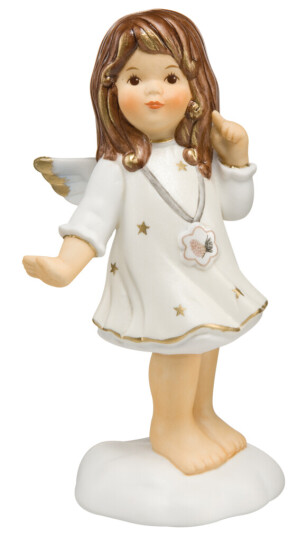 Goebel Delighted Engel 11 Cm Merry Christmas Goebel Delighted Engel 11 Cm Merry Christmas